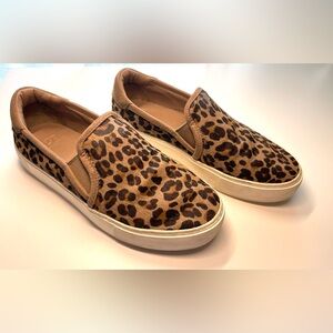 UGG Women's Exotic Leopard Print Calf Hair Slip On Sneakers